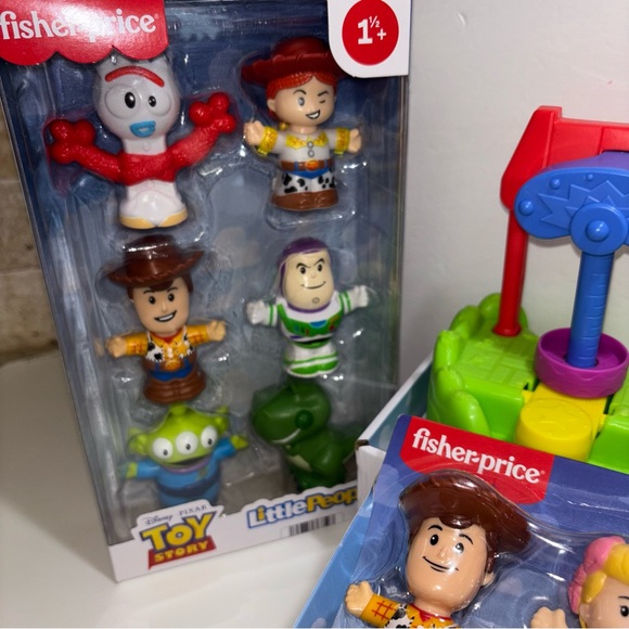 New Released Toy Story 4 Fisher-Price Little People Toy Story Set of 5 NIB - Picture 8 of 10